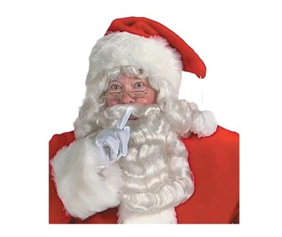 Red Oversized Plush Santa Claus Hat - Deluxe Costume Accessory - One Size - Image 1 of 2