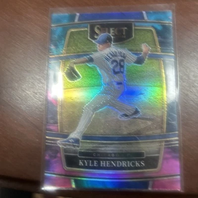 2022 Panini Select Concourse Kyle Hendricks #45 cosmic Prizm - Image 1 of 2