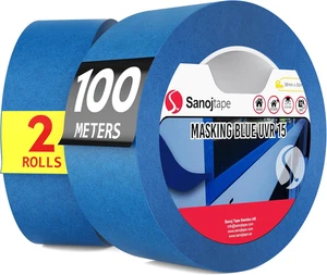 Nastro Adesivo Da Pittore Blu 38Mm X 50M (2 Pacchi) Nastro per Mascheratura Resi - Foto 1 di 13