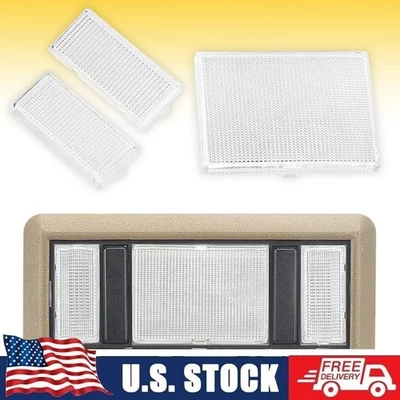 2x Luz de mapa de cúpula 1x Cubierta de lámpara de lente de cúpula central para Chevy Silverado 1988-1998 Foto 1 de 4
