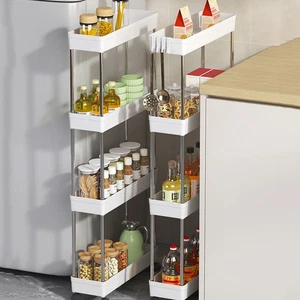 Scaffali portaoggetti da cucina carrelli da pavimento ripiani portaoggetti panini multistrato ╏ - Foto 1 di 15