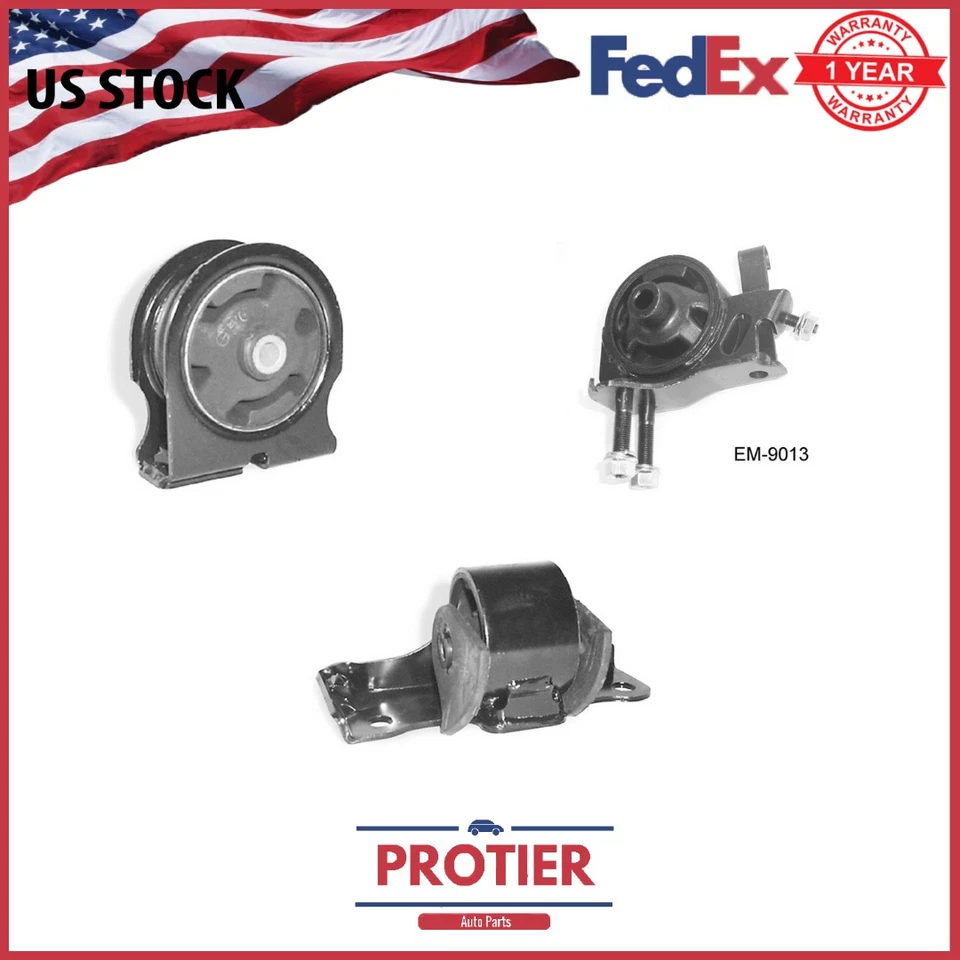 Conjunto de montagem de motor e trans para 1994-1999 Toyota Celica 2.2L GT 3PCS automático - Imagem 1 de 4