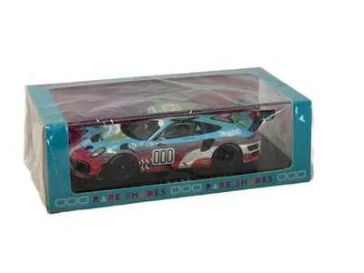 Spark 1:43 Porsche 911 GT2RS 991 GT2 Clubsport Pikes Peak 000 Magazine Art Car - Image 1 of 4