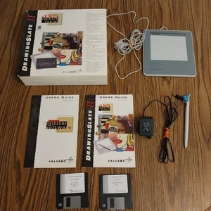 Tablette graphique vintage Calcomp Drawing Slate II 6x9 pour PC ou MAC - non testée - Photo 1/13
