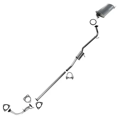 Front Pipe Resonator Muffler Exhaust System Kit Fits 1998-2002 Honda Accord 2.3L - Image 1 of 4