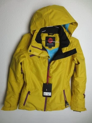 Nueva chaqueta de esquí impermeable Rossignol Fog 10K $329,95 para mujer XS capucha amarilla azufre Foto 1 de 4