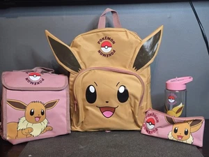 Pokemon Eevee Zaino Zaino Set Vaniglia Sotterraneo - Foto 1 di 5