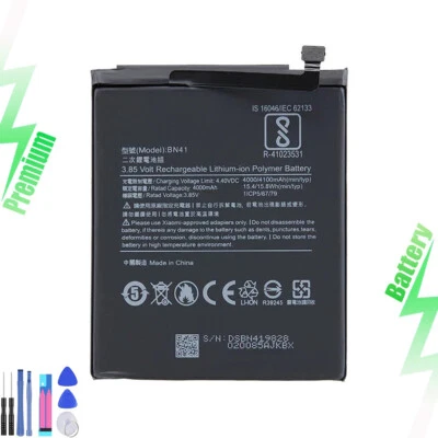 Batería de repuesto para Xiaomi Redmi Note 4 BN41 4000mAh + Kit de herramientas Foto 1 de 4