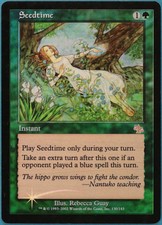 Seedtime FOIL Judgment PLD Green Rare CARD (240032) ABUGames