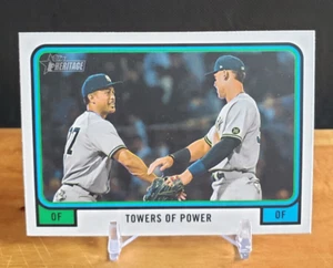 2022 Topps Heritage #CC-5 Aaron Judge/Giancarrlo Stanton - New York Yankees - Picture 1 of 2