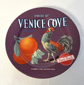 Oneida Vintage Label “Orgoglio di Venezia Cove” 8′′ Piatto Insalatiera – Disegno Agrumi - Foto 1 di 3