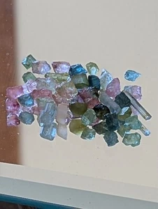 USA seller 23.92 ct,  Eye clean - SI tourmaline Afghani facet rough gemstone - Picture 1 of 3
