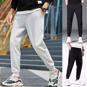 Man's Activewear Track Pant Sweatpants Sport Pocket Casual Joggers Trousers US - Picture 1 of 10