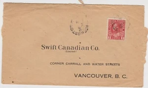 Cubierta de Columbia Británica. BOSTON BAR, B.C. 1931 anillo dividido a Swift Canadian, usado - Imagen 1 de 1
