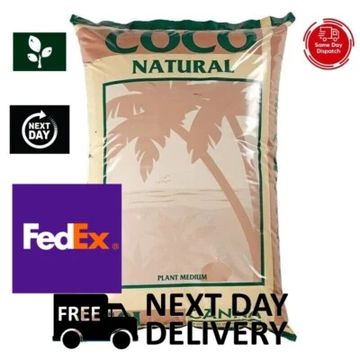 Canna Coco Natural 50L Coir Growing Medium Hydroponics FAST discreet shipping - Image 1 of 4