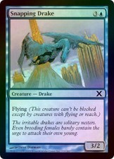 4X Snapping Drake - Foil New MTG 10th Tenth Edition Magic