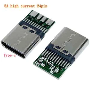 Verbesserte USB Typ C Buchse mit Lötpads für USB C Reparatur Aufladen 14 24 Pins - Bild 1 von 29