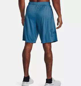 Under Armour 1306443466 Cosmic Blue Size XL Mens Graphic Shorts Loose Fit - Picture 1 of 7