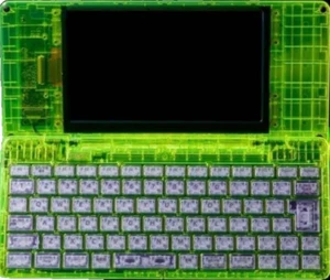 Pomera DM250XY Crystal Neon Yellow King Jim Digital Memo Limited Edition NEU - Bild 1 von 22