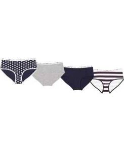 Tommy Hilfiger L67209 Big Girls Navy 4-Piece Hipster Set Size Large(12-14) - Picture 1 of 2