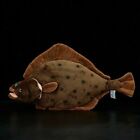 16“ Flatfish Soft Plush Stuffed Doll Ocean Flounder Deep Sea Animal Kid Gift Toy