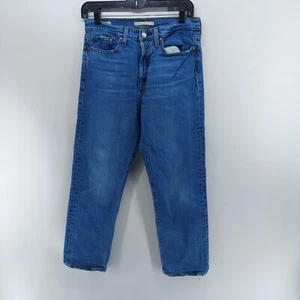Levis Jeans Damen Gr. 28 Wedgie Straight Leg High Rise Classic Dunkelblau - Bild 1 von 12