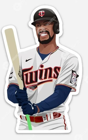 Byron Buxton MAGNET - Minnesota Twins MLB decal outfielder Cover