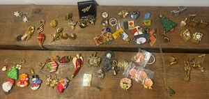 Vintage Pin Earring Necklace Jewelry Lot Avon Swank Olympics Costume 75+ - Bild 1 von 14