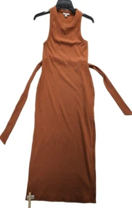 Bar III Womens Petite Sleeveless Bodycon Midi Dress Petite M Terra Stone D096 - Picture 1 of 6