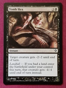 Magic The Gathering WORLDWAKE TOMB HEX black card MTG - Bild 1 von 2