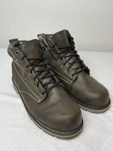 Men’s Dexter Oil & Skid Resistant Waterproof Ankle Boots Size 14 Brown 127643 - Picture 1 of 10