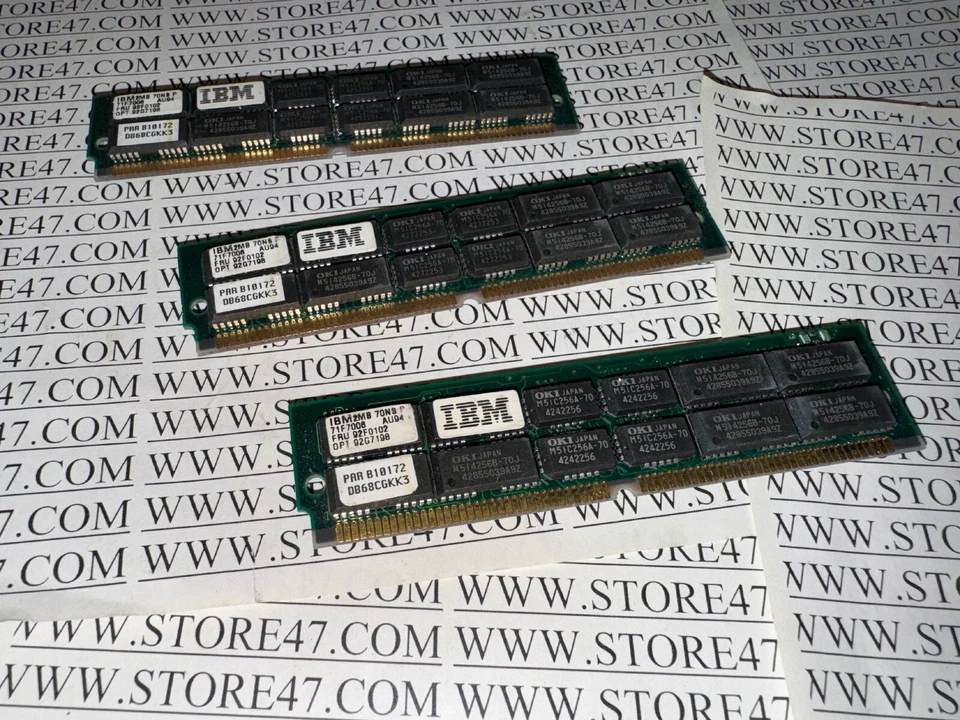 IBM FRU 92G7198 2MB 70ns 72 PIN PS1 PS2 SIMM 92F0102 Memory 71F7008 - Image 1 of 1