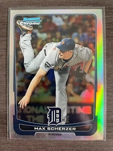 2012 Bowman Chrome Max Scherzer Refractor #164 - Detroit Tigers - Picture 1 of 2