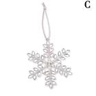 Christmas Snowflake Icicle Ornaments Hanging Pendant Home Decor New Xmas A6j7