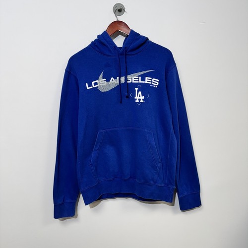 GUCCI Felpa con cappuccio Nike unisex blu cotone taglia S Los Angeles NBA sport vestibilità regolare