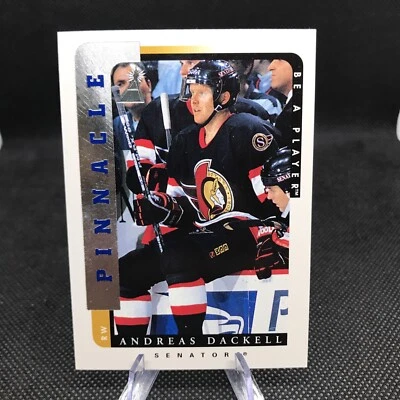 1996-97 PINNACLE BE A PLAYER ANDREAS DACKELL #109 OTTAWA SENATORS - Image 1 of 2