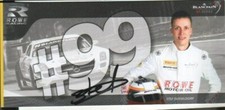Stef Dusseldorf Autographed Photo Card Popular Dutch Race Car Driver