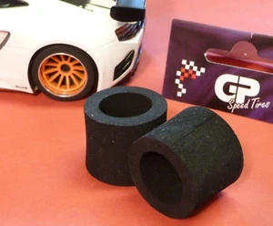 2 STÜCK Slotcar Reifen 28x18x22mm Moosgummi GP 45 Shore mit Top-Gripp 1828-2 - Bild 1 von 2