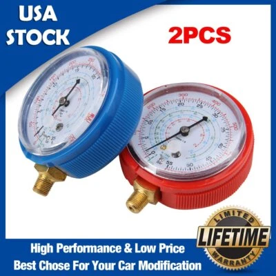 CARBOLE NEW A/C Pressure Gauge High Low High Degree Celsius Gauge Air Conditioner HVAC
