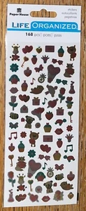 Paper House Life Organized VALENTINES 168 MICRO FOIL Love U Heart Flower Animals - Picture 1 of 8