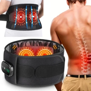 Rückenwärmer Wärmekissen Taille Massagegerät Heizgürtel Rücken Bauch Elektrisch - Bild 1 von 22