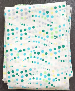Stoff ca. 150 x 148 cm Mehrfarbige Punkte Baumwollmischung Marke: Mondial Tissus - Bild 1 von 7