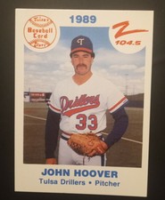 1989 Tulsa Drillers John Hoover #11