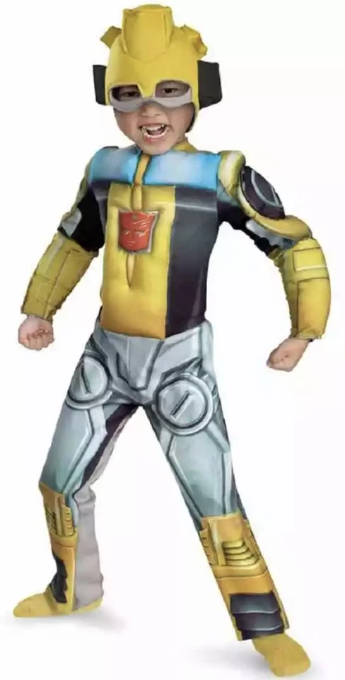 Brand Disguise Bumblebee Rescue Bot Toddler Muscle Costume - Small (4-6)