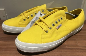 Superga Scarpe da Ginnastica Uomo Cotu Classic Girasole Giallo 2750 Boxate Taglia 13,5 NUOVE - Foto 1 di 23