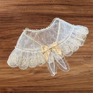 Lace capelet with satin bow lolita style - Picture 1 of 3