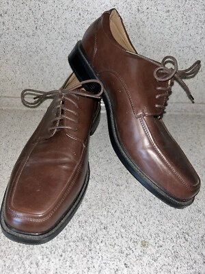 Croft & Barrow платье обуви Оксфорд ортолит шнурует вверх коричневый мужской 8,5 человек сделано верхний - Изображение 1 из 4