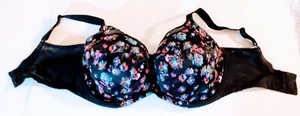 Goddess Kayla 34J Banded Support Underwire Full Cup Bra Unlined Floral GD6162COB - Picture 1 of 9