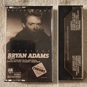 Bryan Adams Reckless (1984) Cassette - Picture 1 of 3