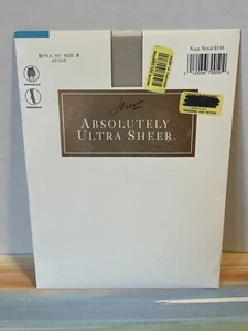 Hanes Absolutely Ultra Sheer Stone pantyhose size B sandalfoot 707 - Picture 1 of 4
